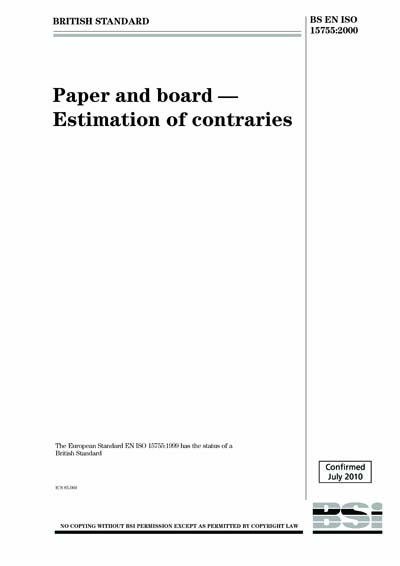 Standards PDF Cover Page