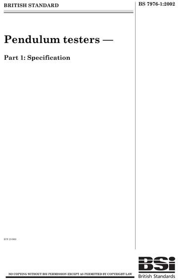Standards PDF Cover Page