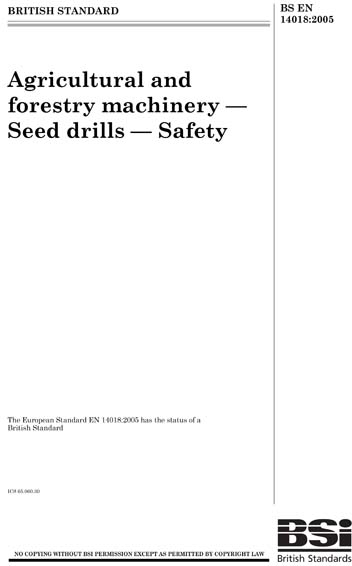 Standards PDF Cover Page