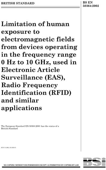 Standards PDF Cover Page