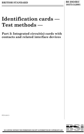 Standards PDF Cover Page
