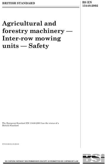 Standards PDF Cover Page