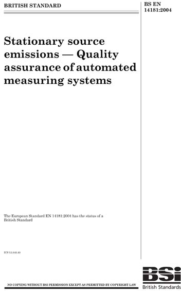 Standards PDF Cover Page