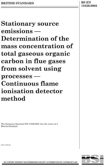 Standards PDF Cover Page
