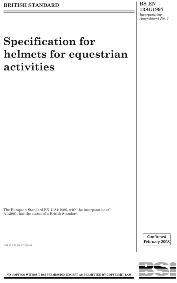 Standards PDF Cover Page