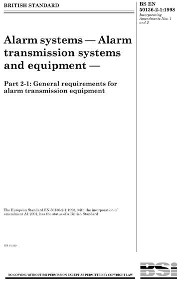 Standards PDF Cover Page