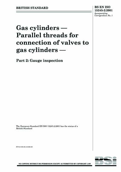 Standards PDF Cover Page