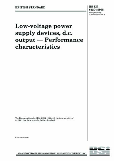 Standards PDF Cover Page