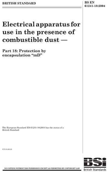 Standards PDF Cover Page