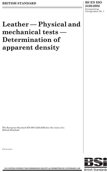 Standards PDF Cover Page