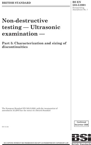 Standards PDF Cover Page