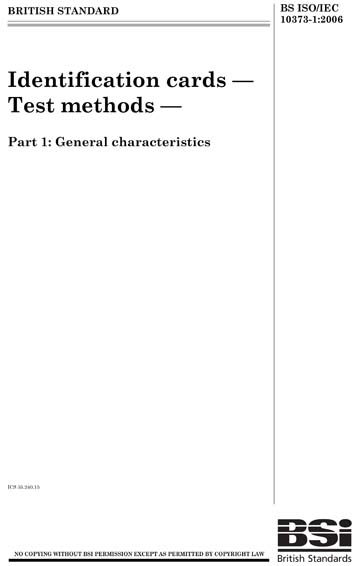 Standards PDF Cover Page
