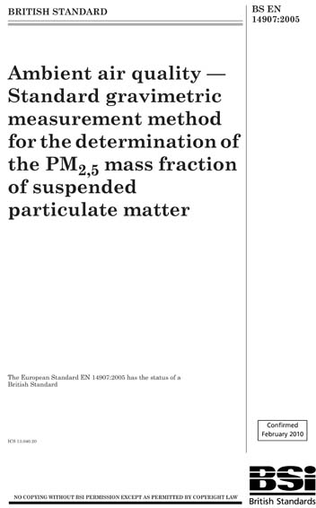Standards PDF Cover Page