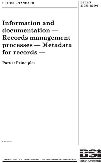 Standards PDF Cover Page