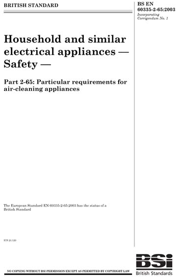 Standards PDF Cover Page