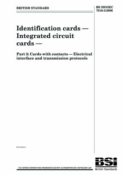 Standards PDF Cover Page