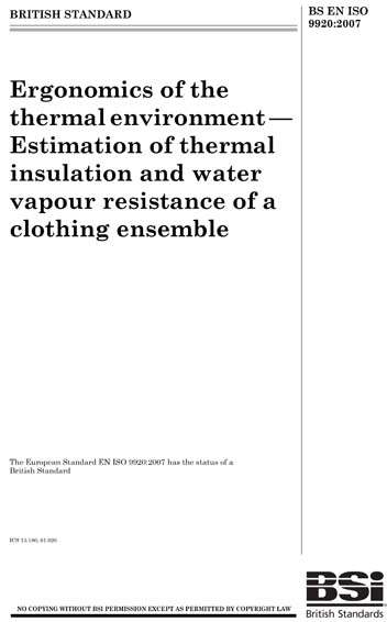 Standards PDF Cover Page
