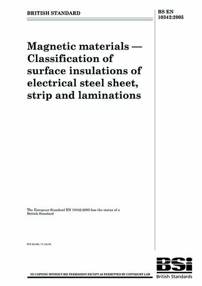 Standards PDF Cover Page
