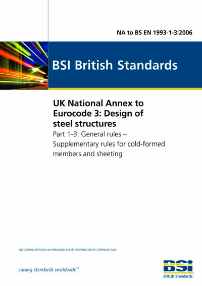 Na To Bs En 1993 1 32006 Uk National Annex To Eurocode 3 Design Of