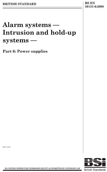 Standards PDF Cover Page