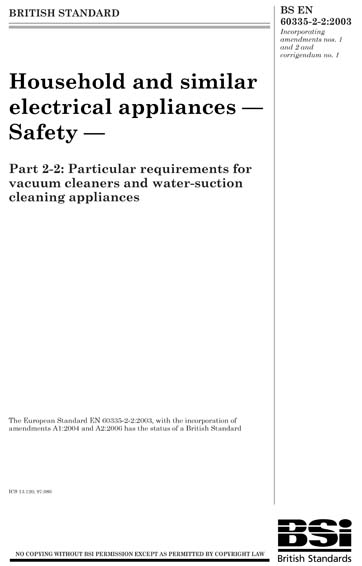 Standards PDF Cover Page
