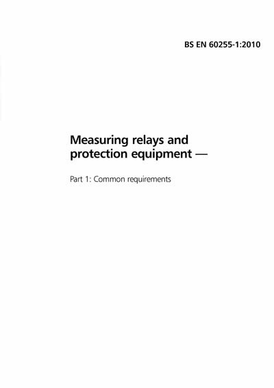 Standards PDF Cover Page