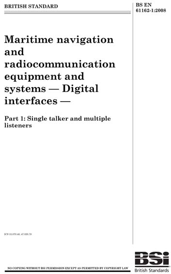 Standards PDF Cover Page