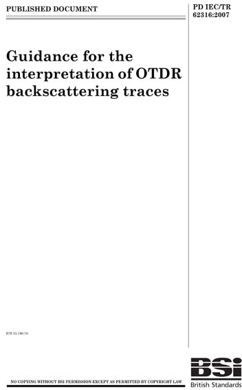 Standards PDF Cover Page