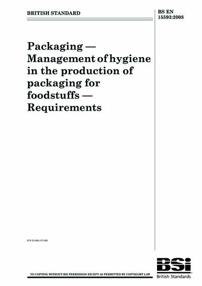 Standards PDF Cover Page