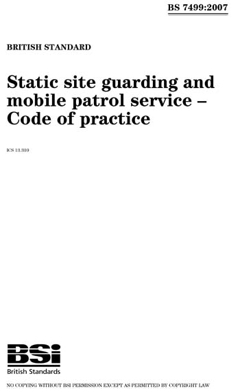 Standards PDF Cover Page