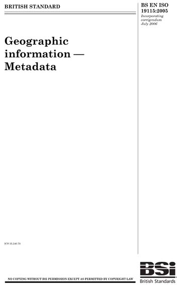 Standards PDF Cover Page