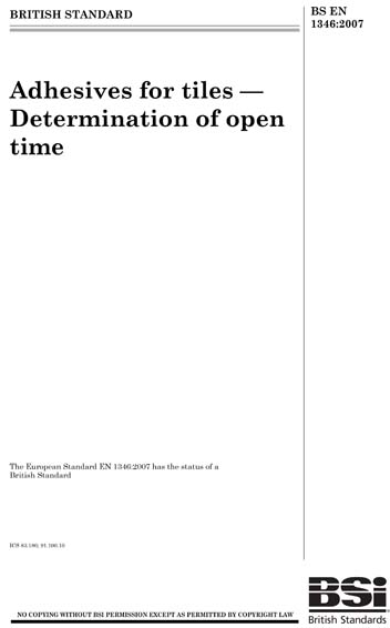 Standards PDF Cover Page