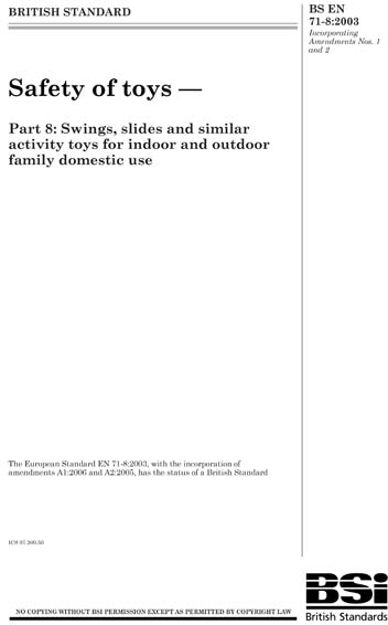 Standards PDF Cover Page