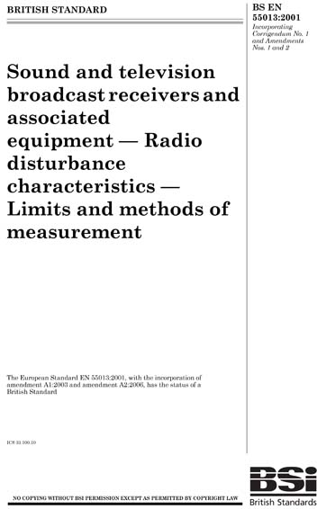 Standards PDF Cover Page