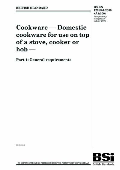 Standards PDF Cover Page