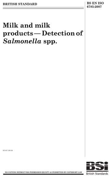 Standards PDF Cover Page