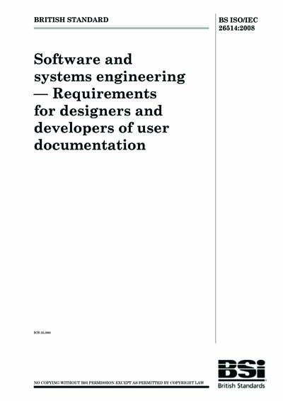 Standards PDF Cover Page