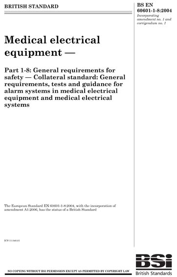 Standards PDF Cover Page