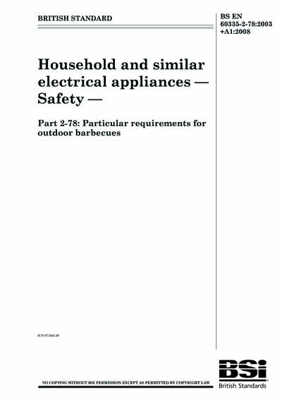 Standards PDF Cover Page
