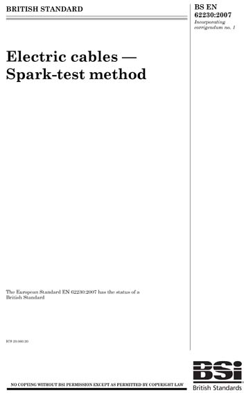 Standards PDF Cover Page