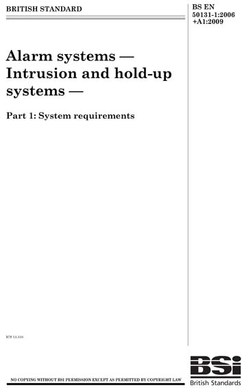 Standards PDF Cover Page
