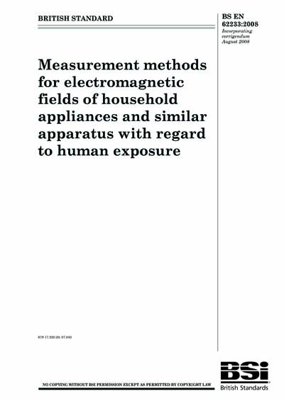 Standards PDF Cover Page
