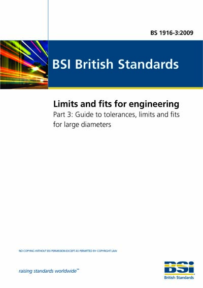 BS 1916 3 2009 Limits And Fits For Engineering Guide To Tolerances BS 1916 3 2009 Limits And Fits For Engineering Guide To Tolerances