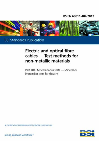 Standards PDF Cover Page