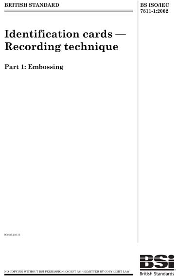 Standards PDF Cover Page