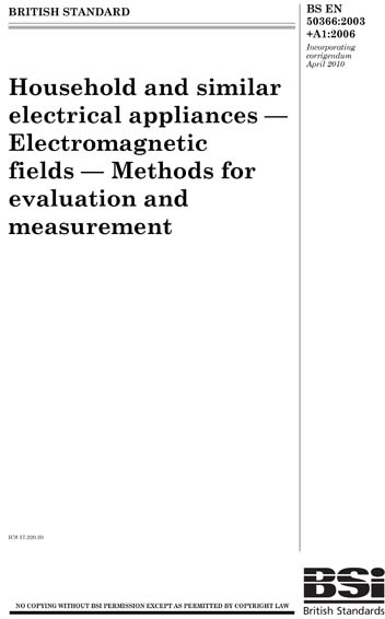 Standards PDF Cover Page