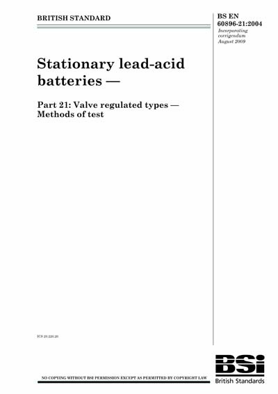 Standards PDF Cover Page