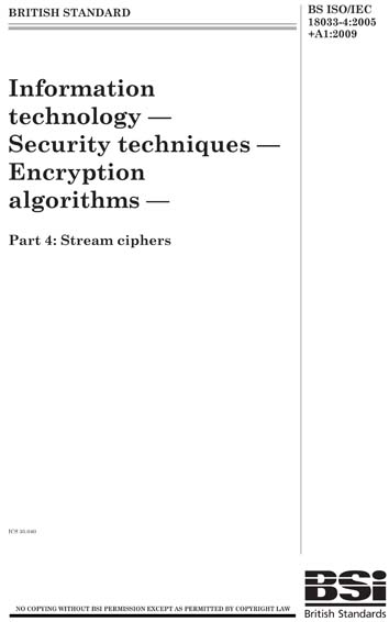 Standards PDF Cover Page