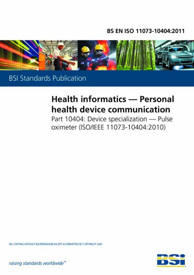 Standards PDF Cover Page