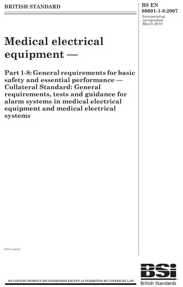 Standards PDF Cover Page